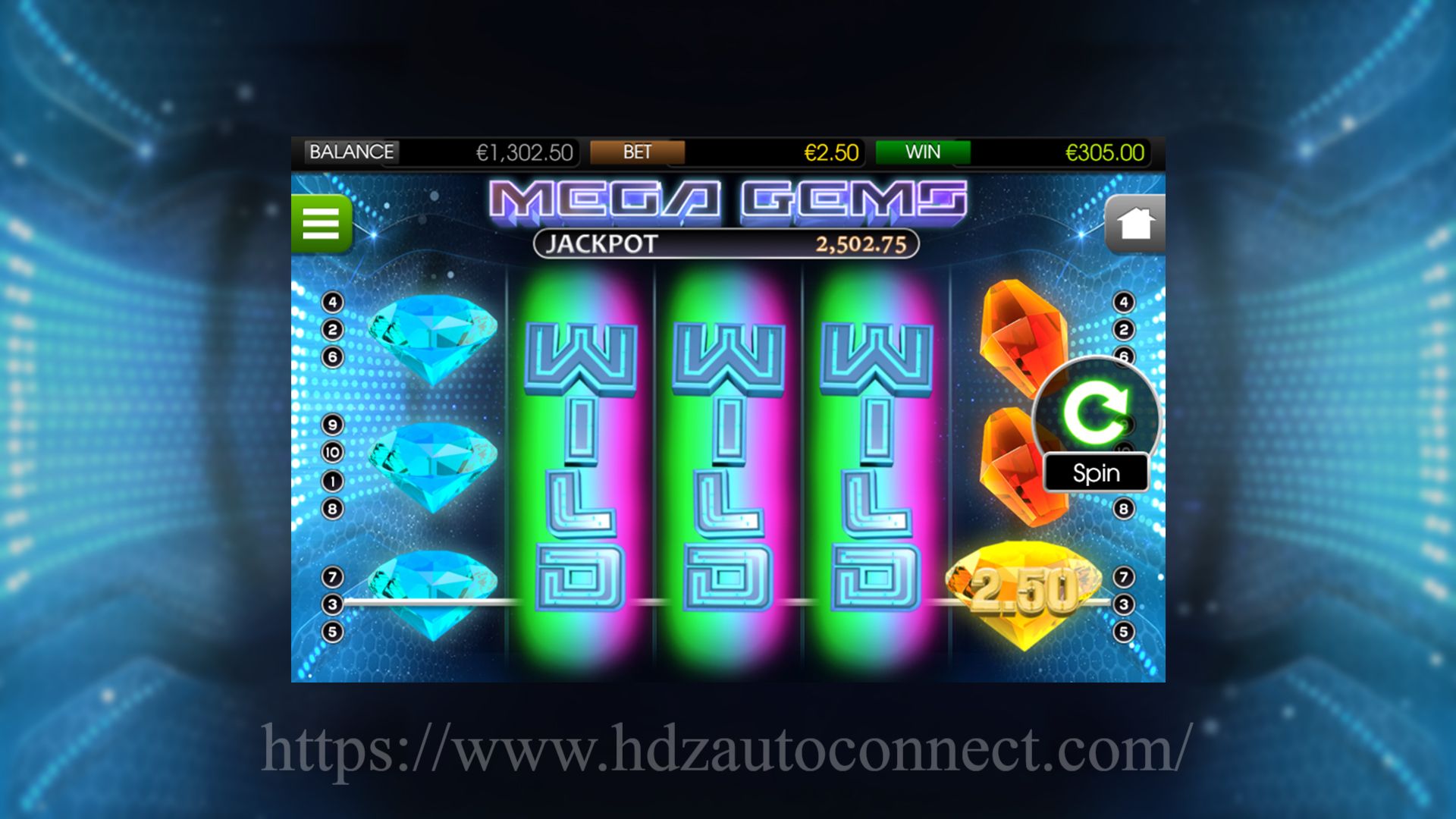 Mega Gems: Slot Permata 3D yang Berkilau